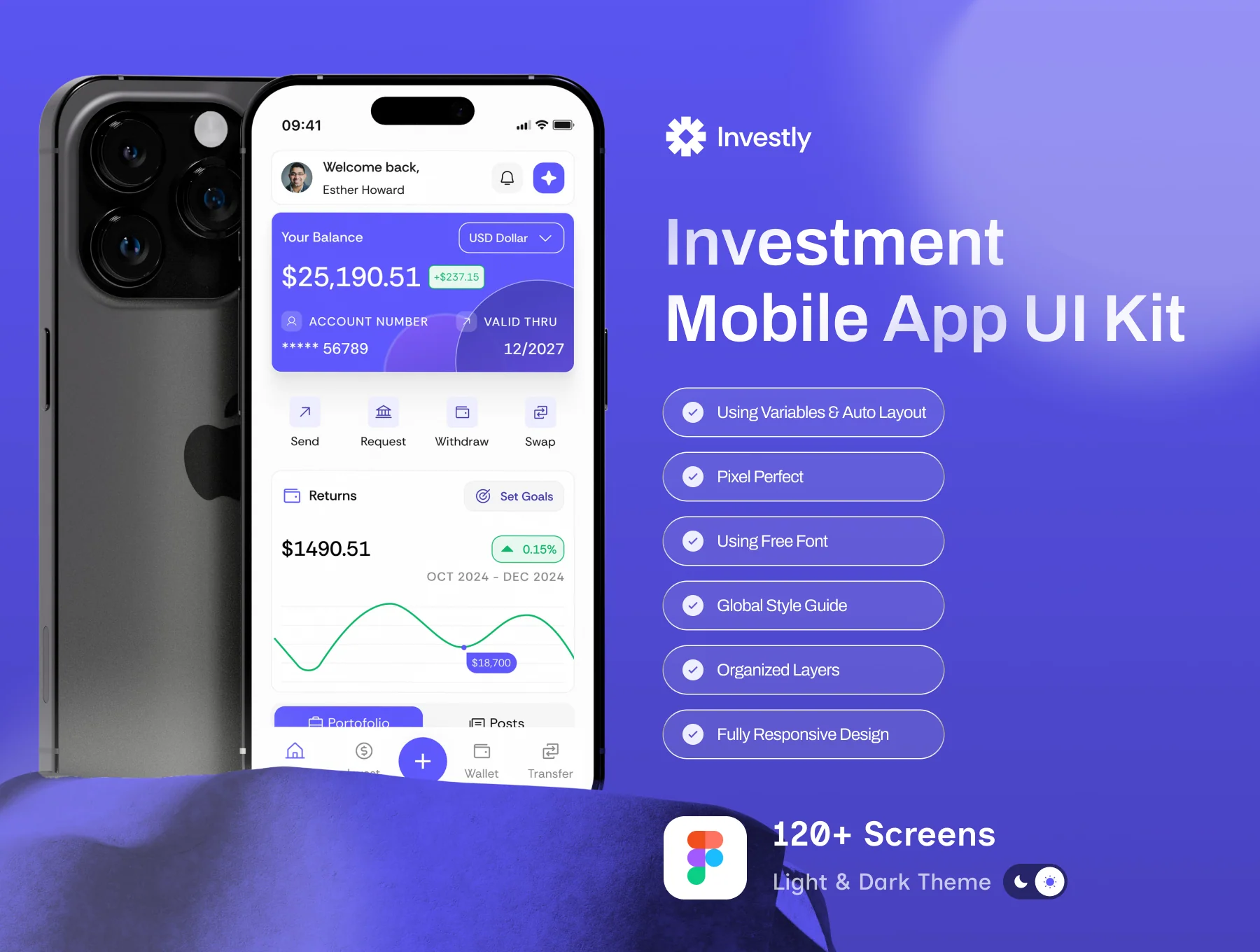 Investly - Investment Mobile App UI Kit