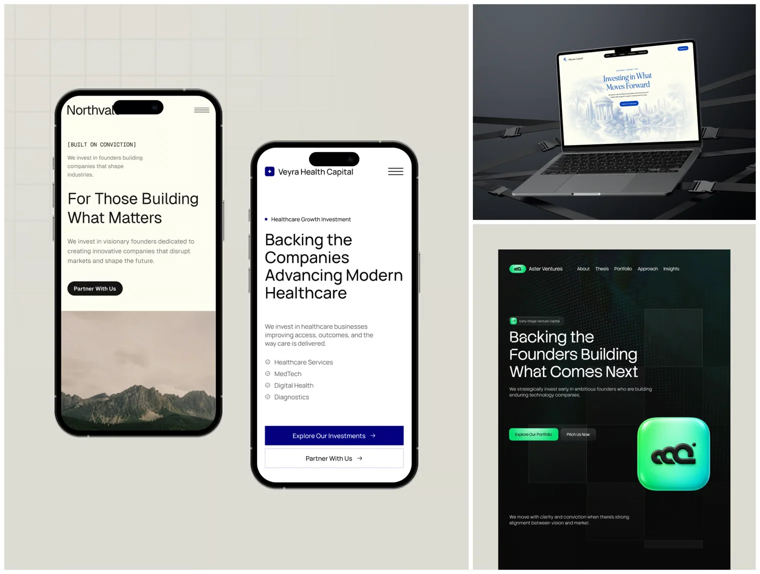 Investment Landing Page UI Kit 4