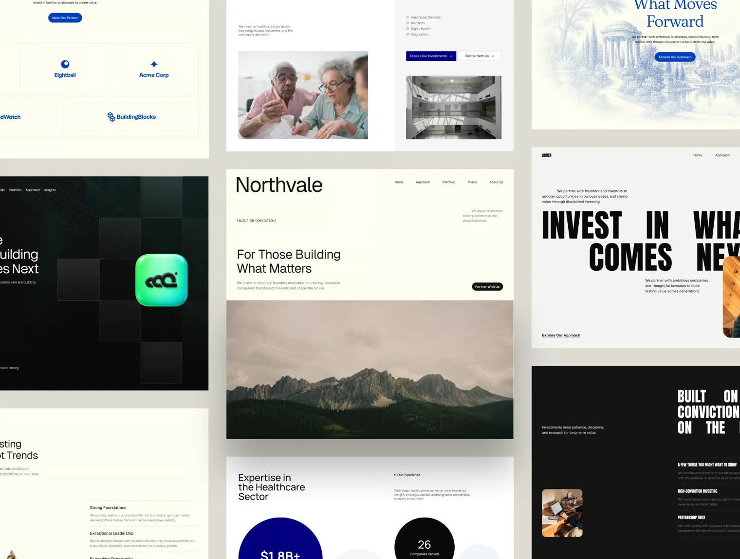 Investment Landing Page UI Kit 6