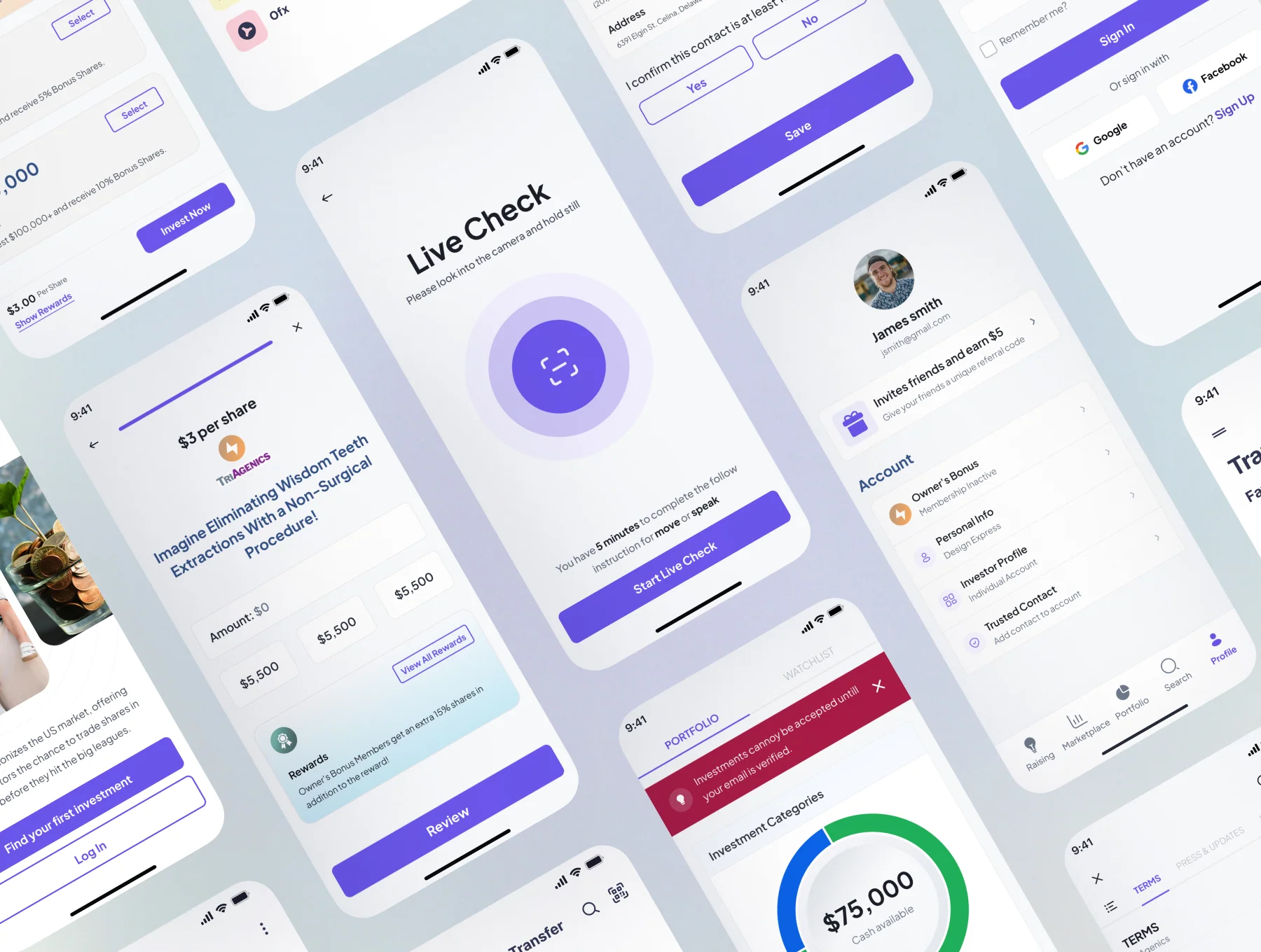 Investment Mobile App UI 2