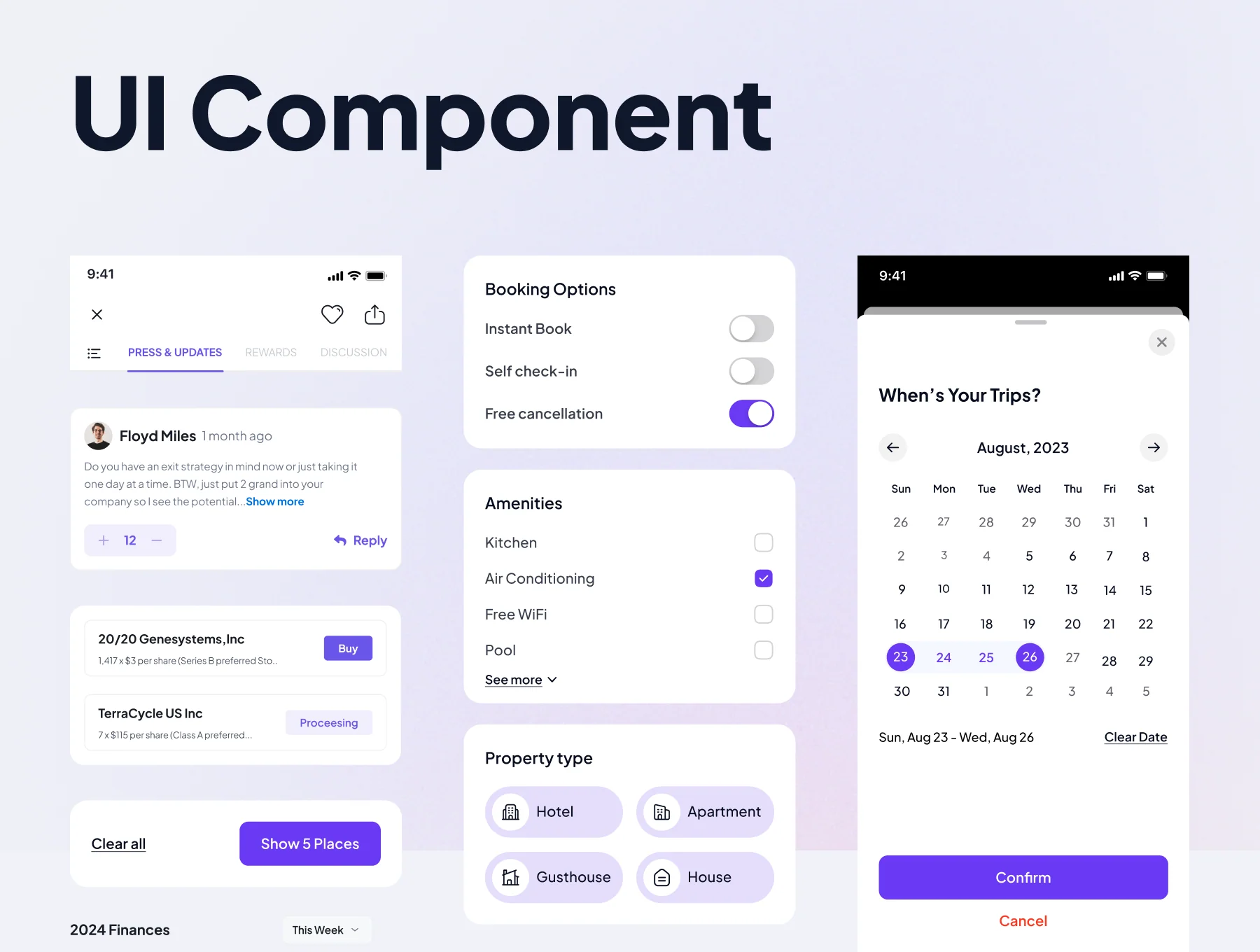 Investment Mobile App UI 3