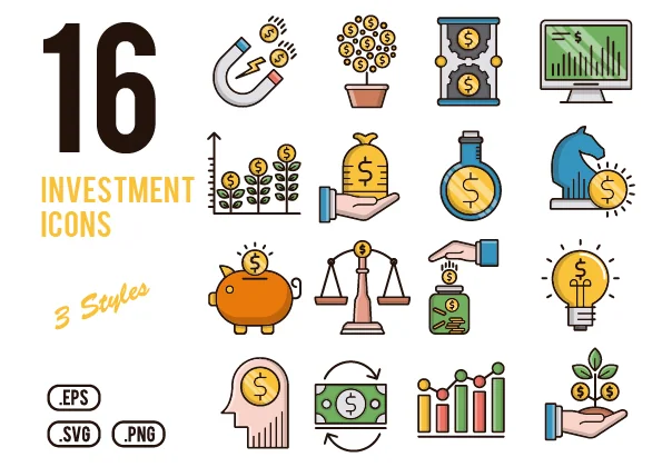 16 Investment Icons