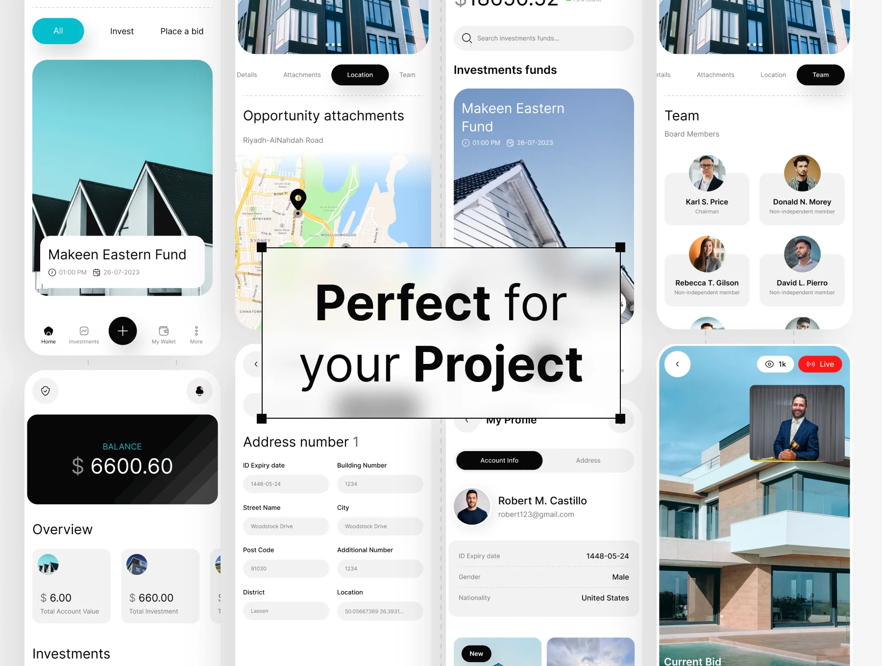 Investnest: Real Estate Property Investment Online Marketplace App UI Kit 4