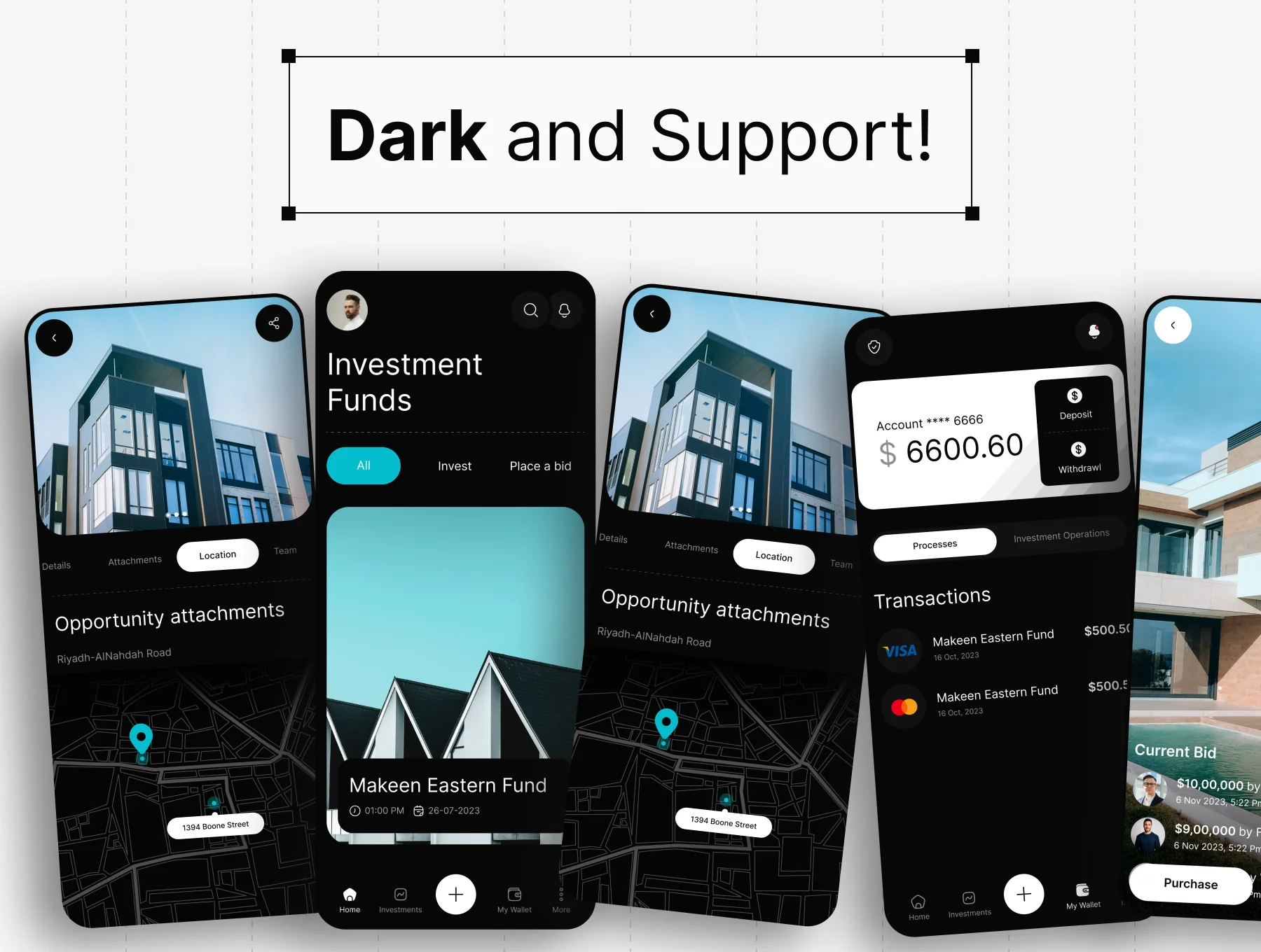 Investnest: Real Estate Property Investment Online Marketplace App UI Kit 5