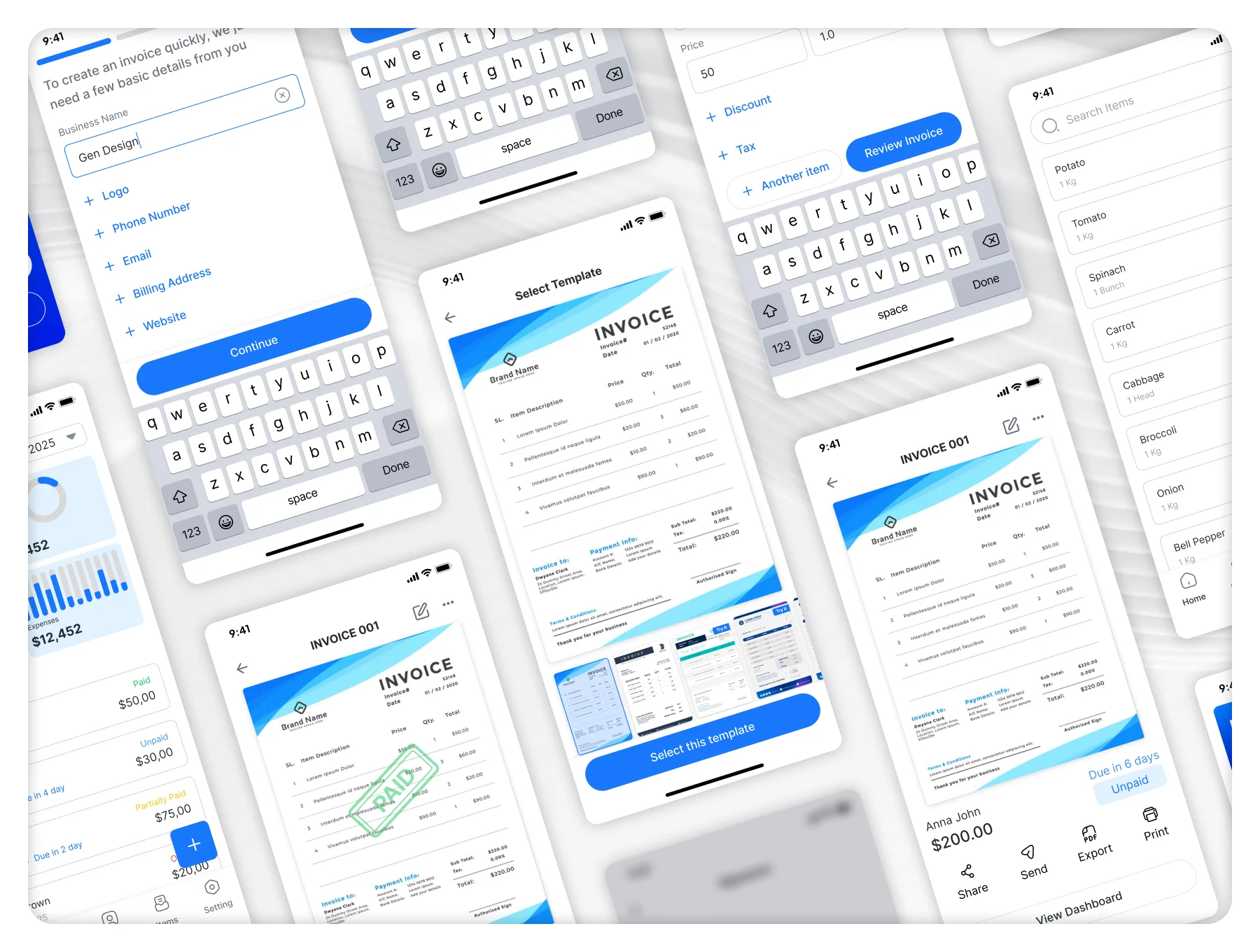 Invoice Dashboard for Business Finance Manager - InvoPilot 2