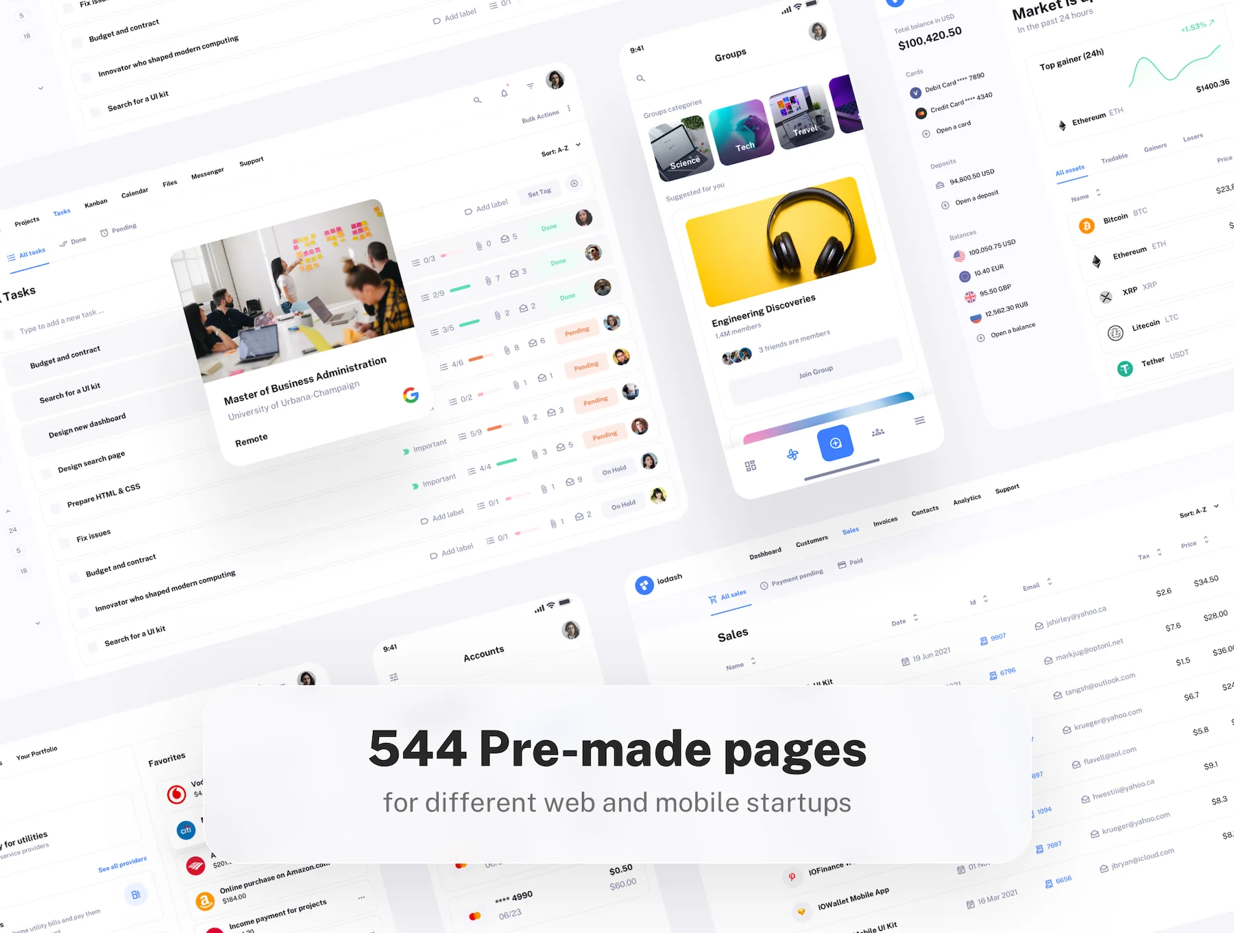 IODash - Multipurpose Dashboard UI Kit 4