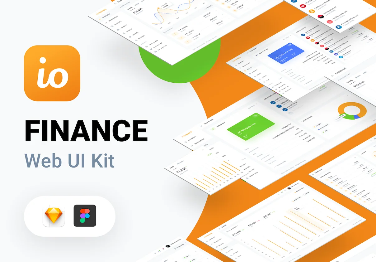 IOFINANCE FinTech UI Kit