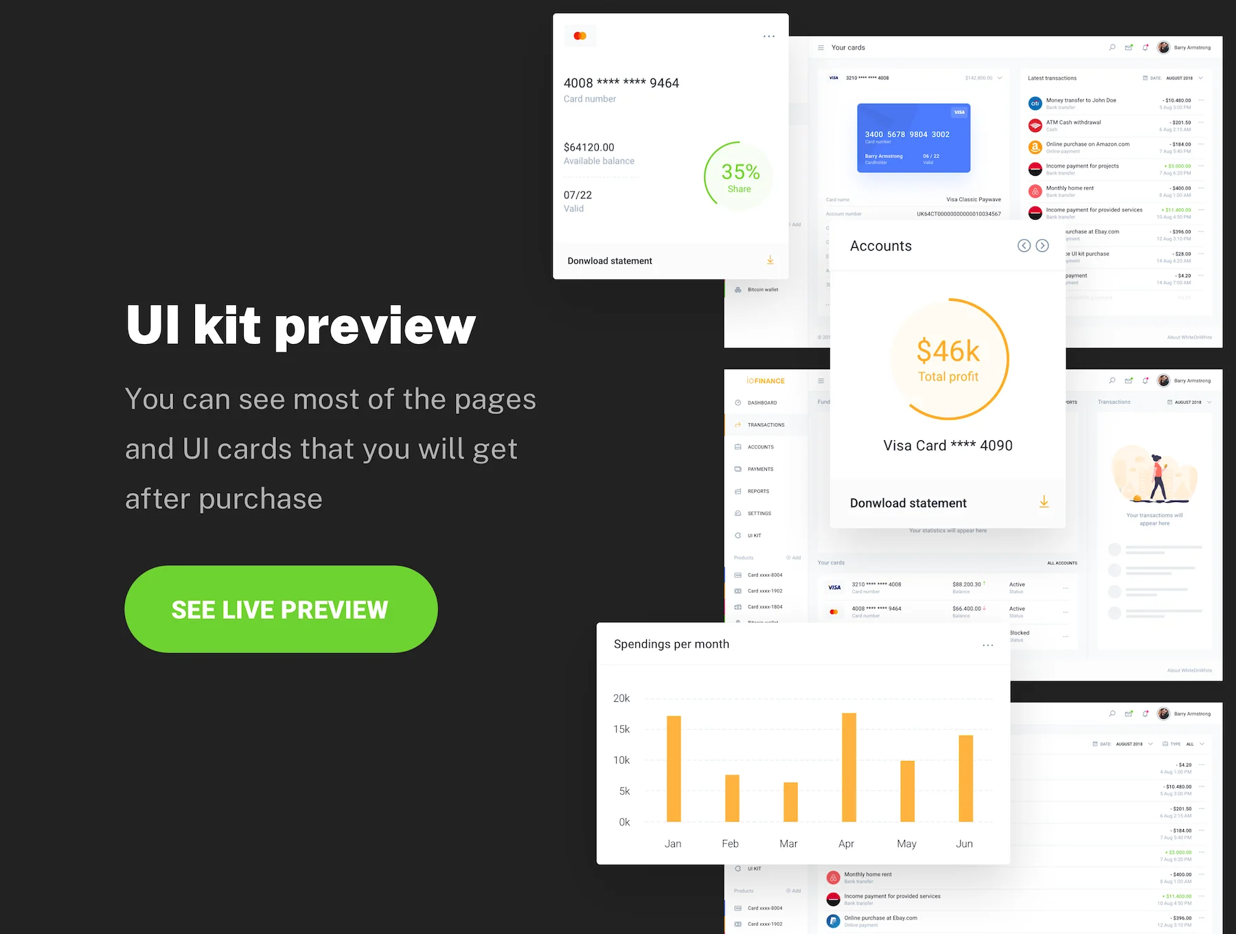 IOFINANCE FinTech UI Kit 9