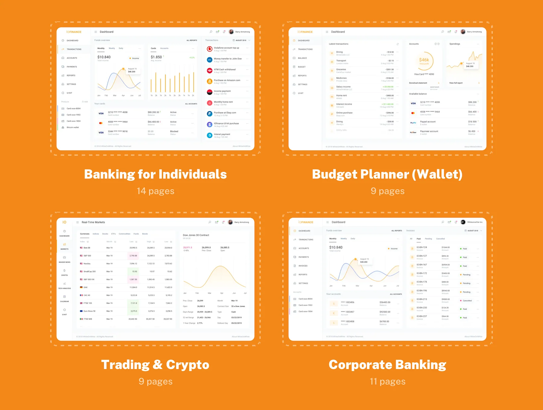 IOFINANCE FinTech UI Kit 3