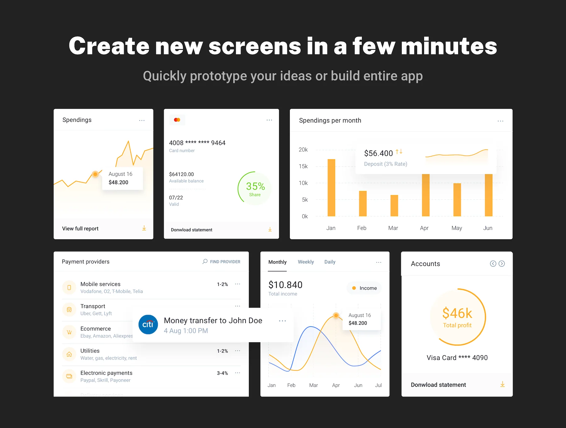 IOFINANCE FinTech UI Kit 4