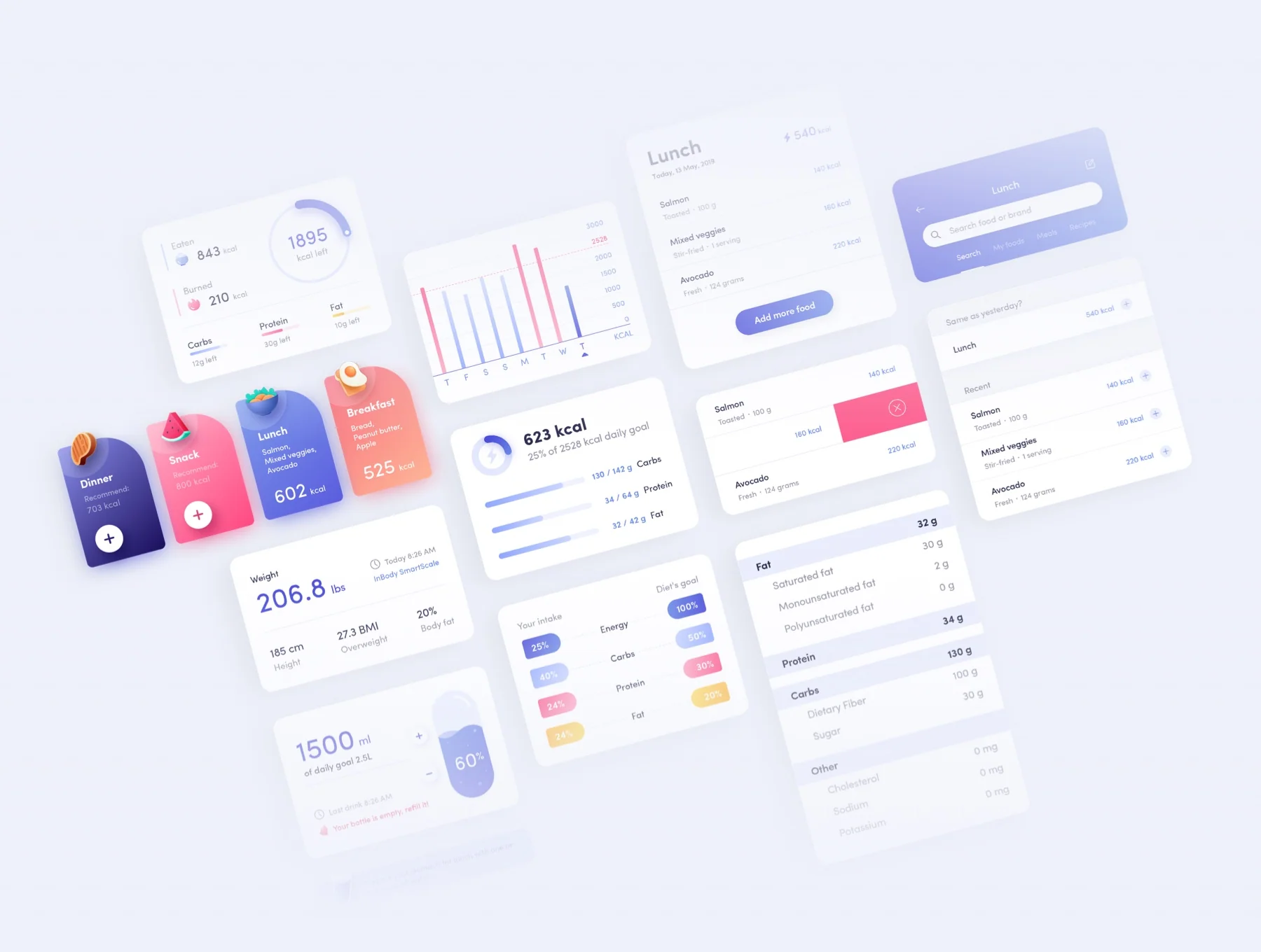 ioFit - Diet & Training App UI Kit 6