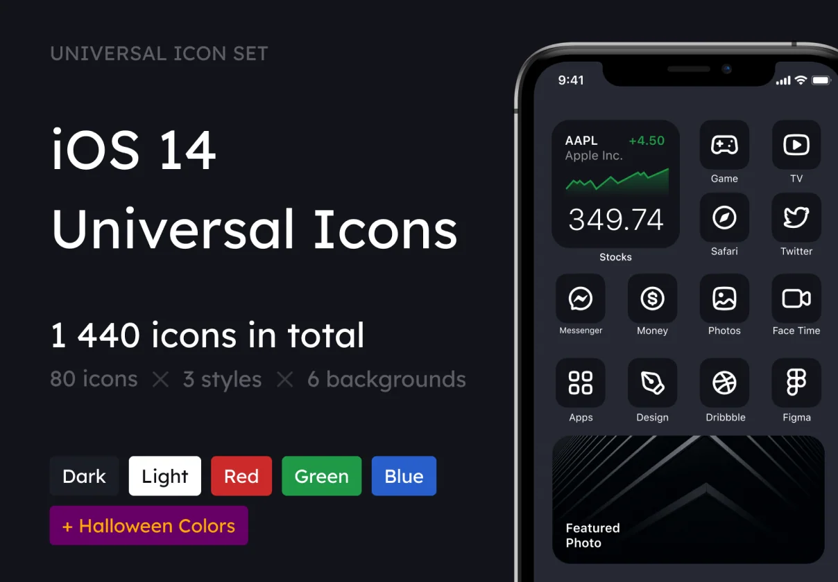 iOS 14 Universal Icons