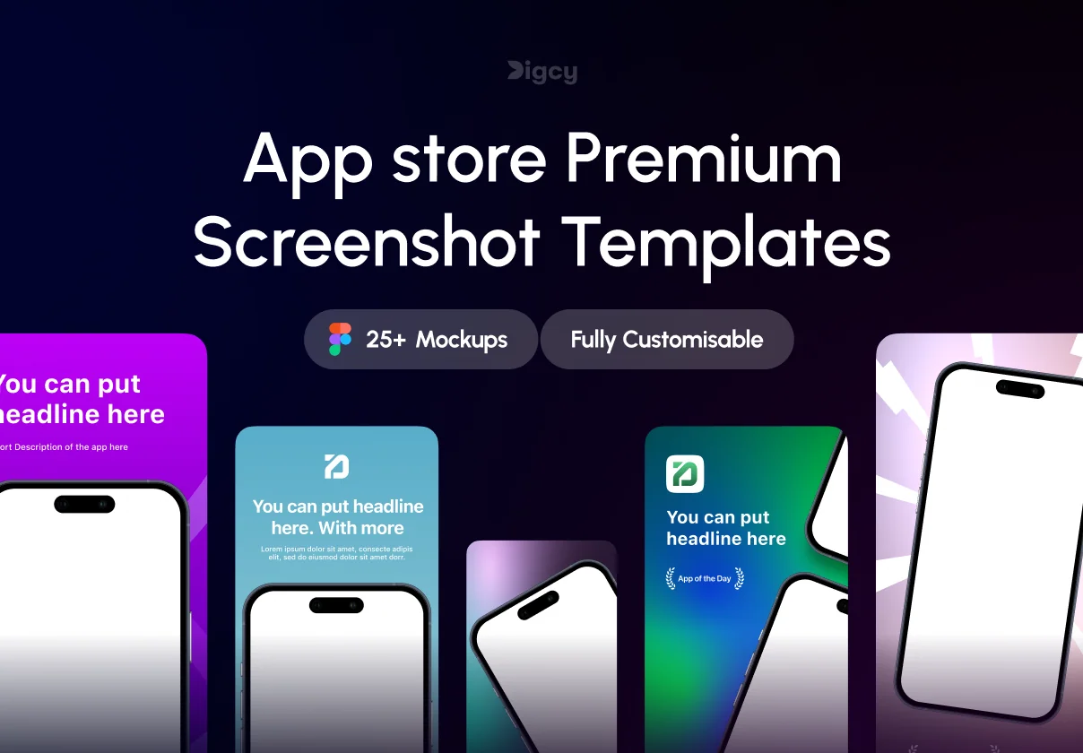 iOS App Store Screenshot Kit – 20+ Templates