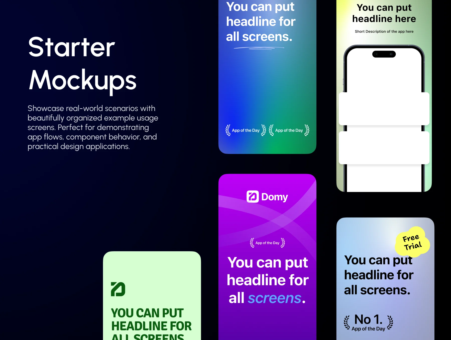 iOS App Store Screenshot Kit – 20+ Templates 2