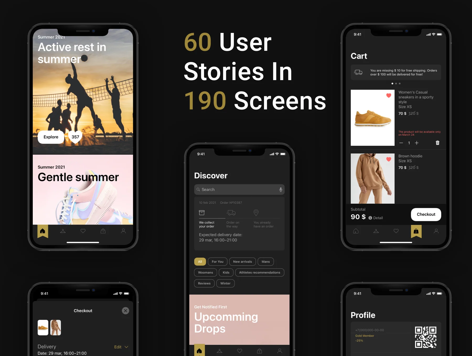 iOS E-commerce Product UI Kit — Sport Wear Shop 2