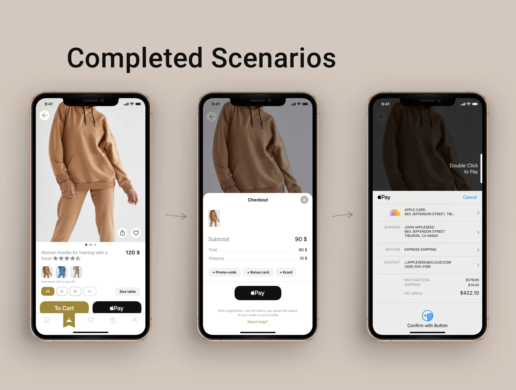 iOS E-commerce Product UI Kit — Sport Wear Shop 3