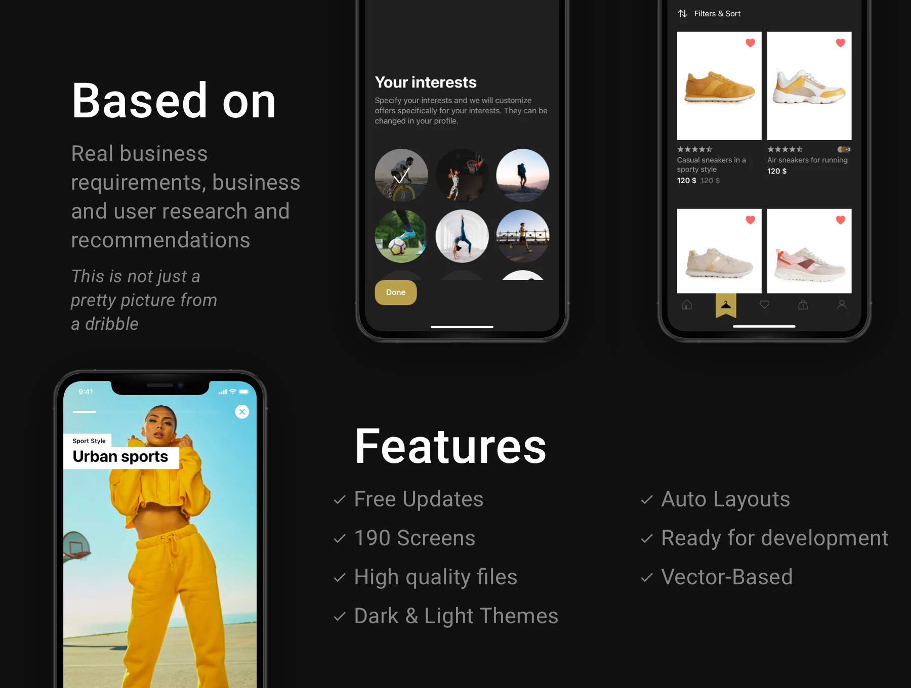 iOS E-commerce Product UI Kit — Sport Wear Shop 4