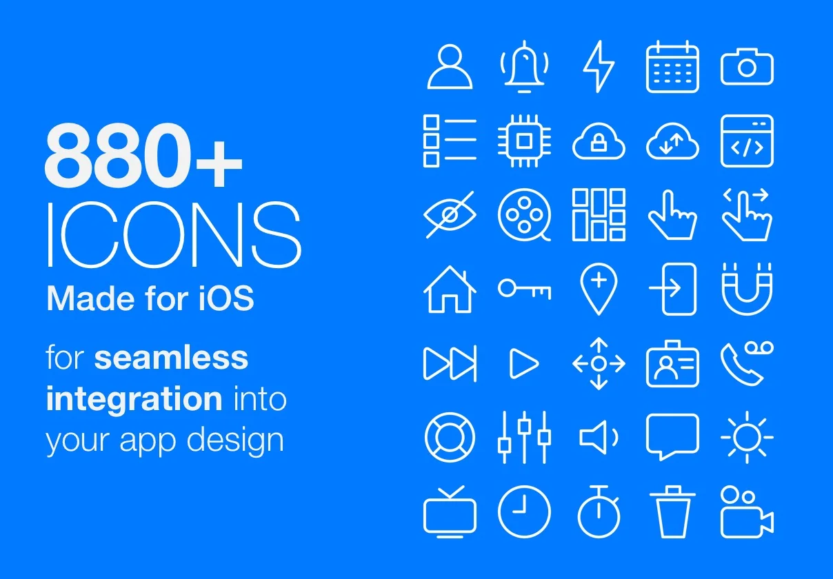 Icon bundle – Made for iOS