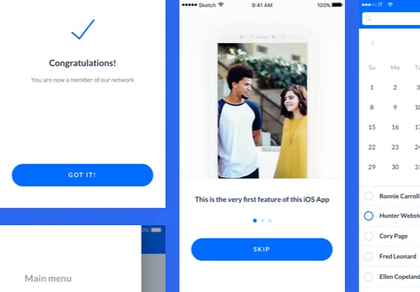iOS Social Media UI Kit
