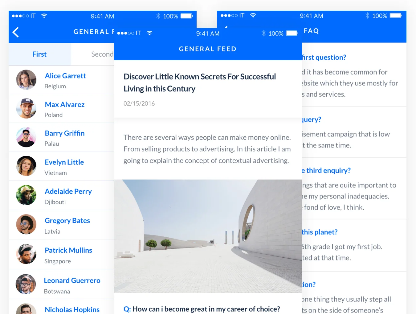 iOS Social Media UI Kit 5