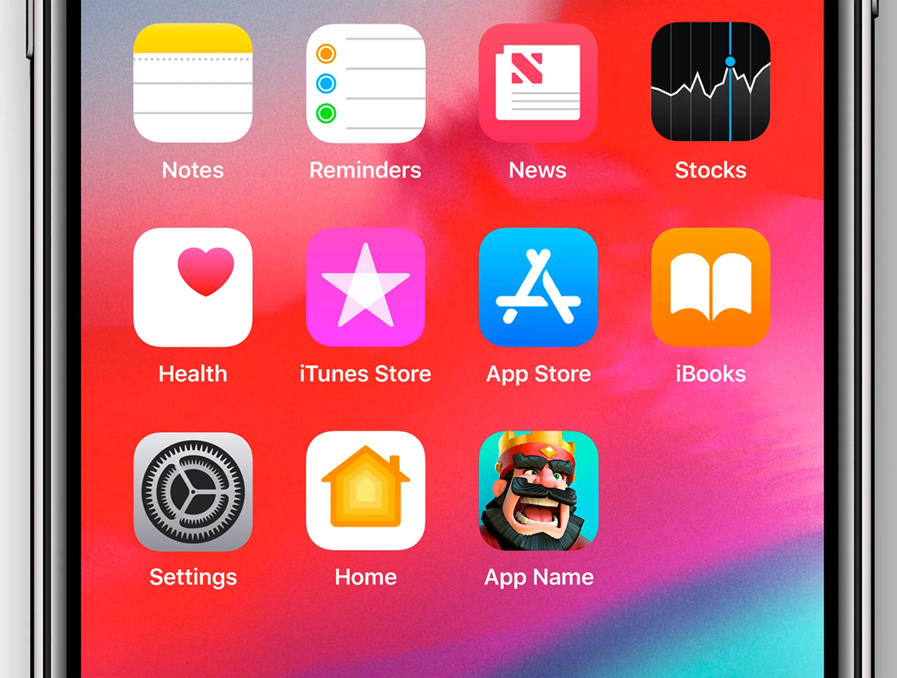 iOS Template Icon Mockup 5
