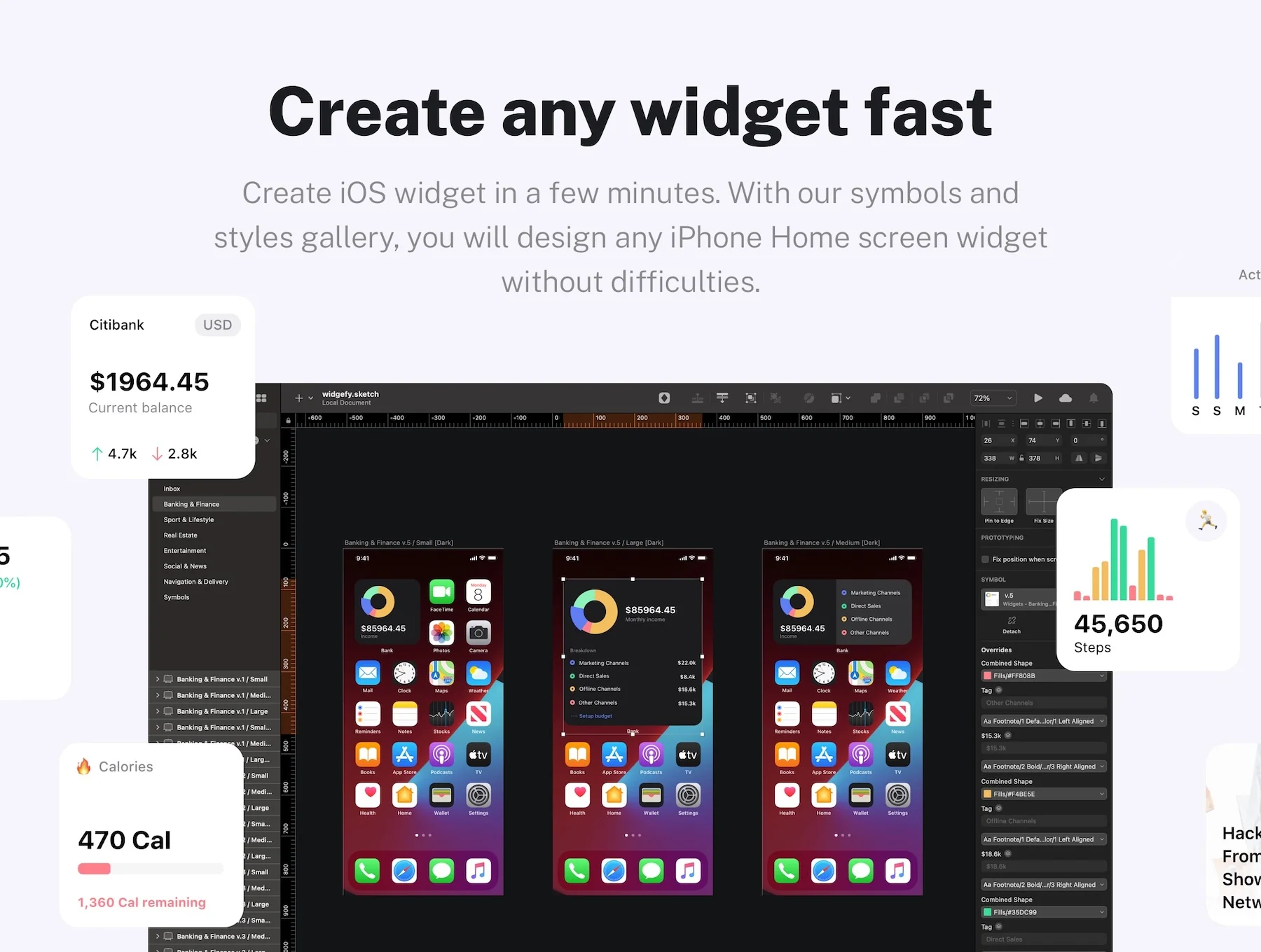 Widgefy - iOS Home Screen Widgets Pack 5