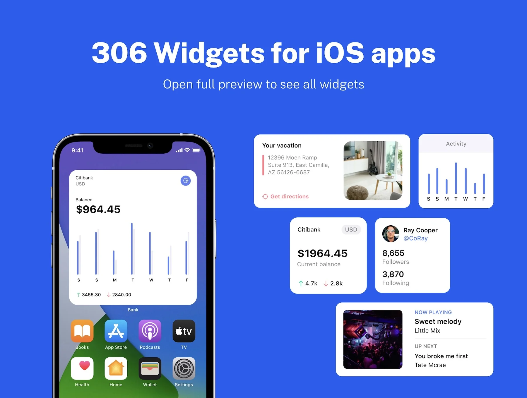Widgefy - iOS Home Screen Widgets Pack 7