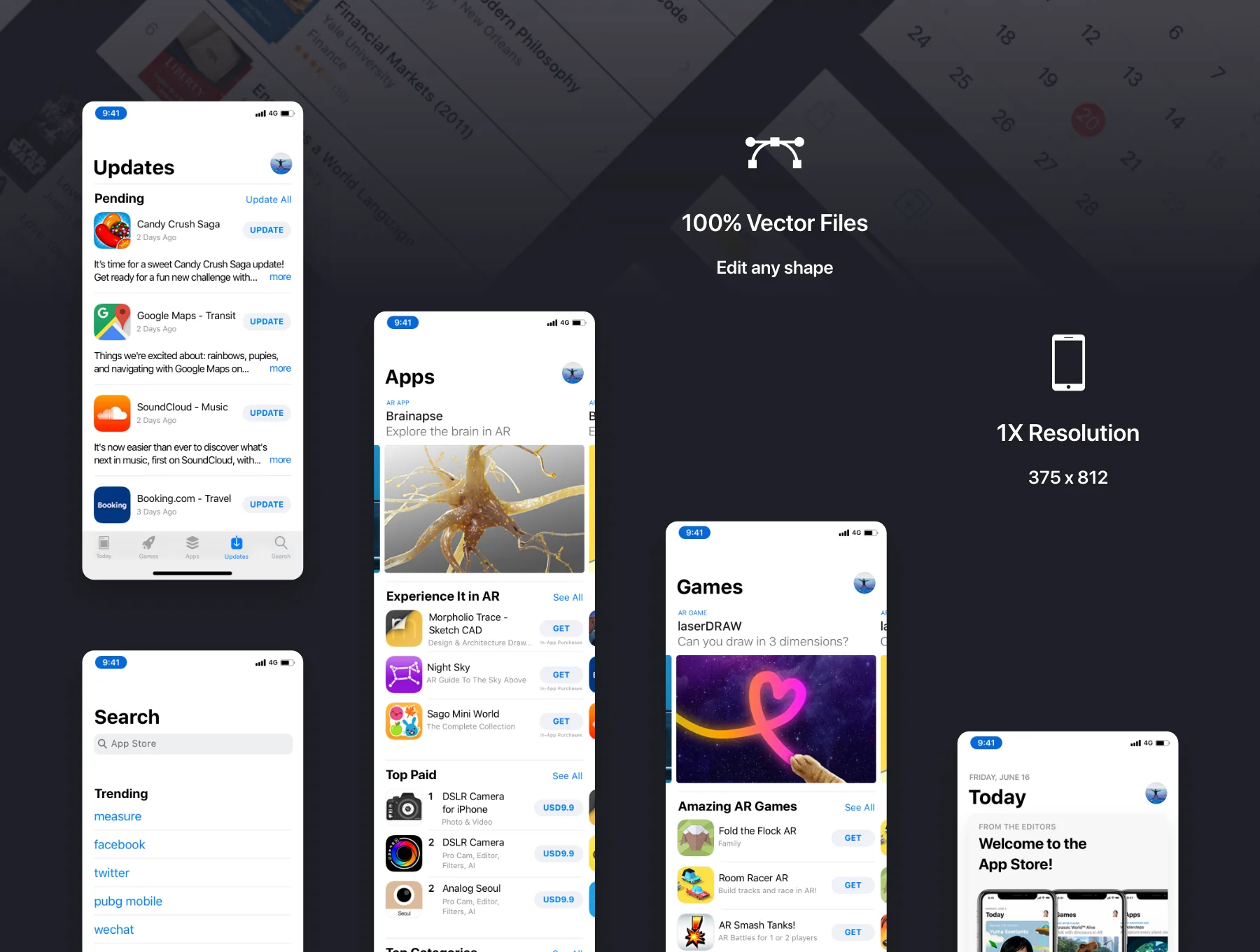 iOS12 GUI KIT 3