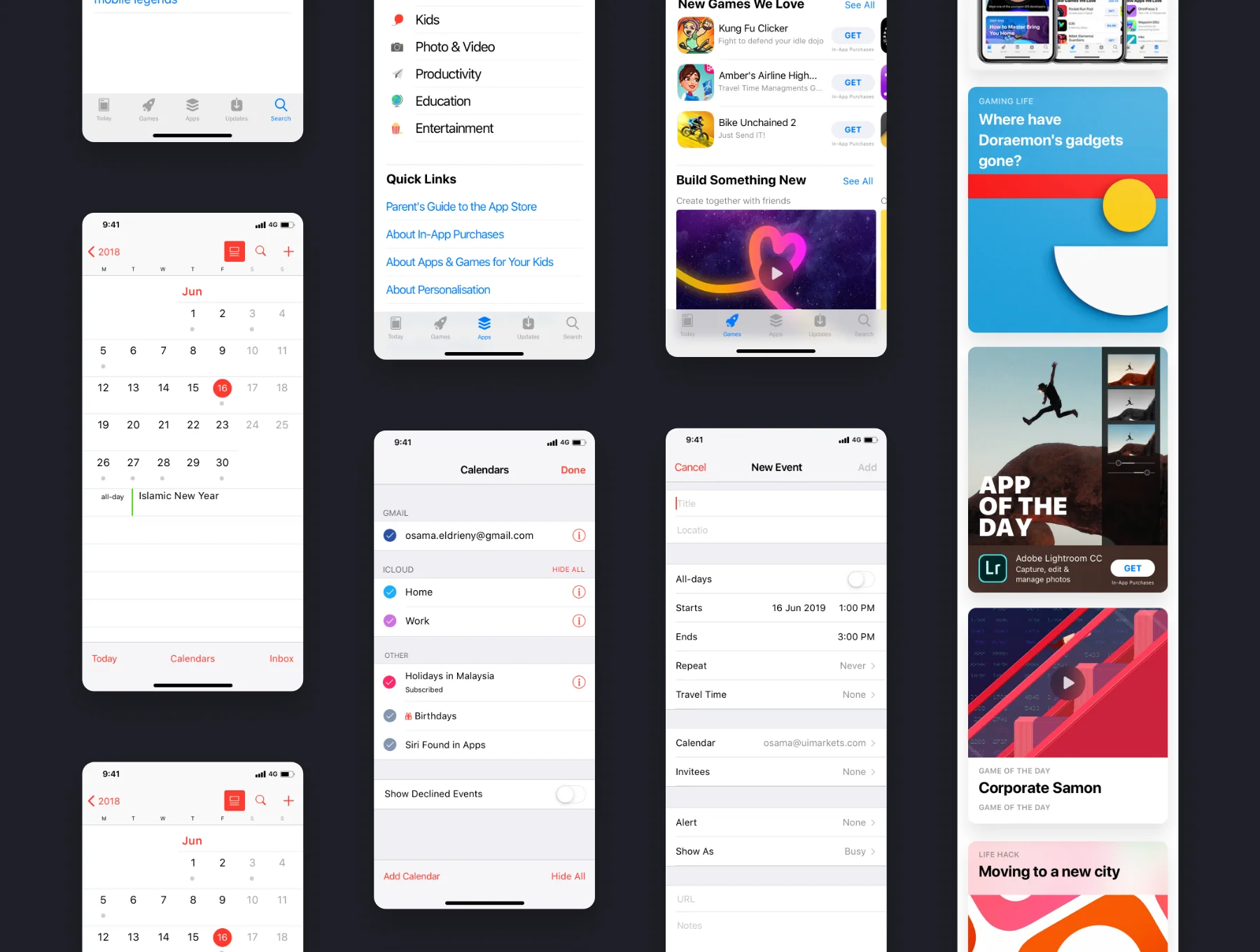 iOS12 GUI KIT 5