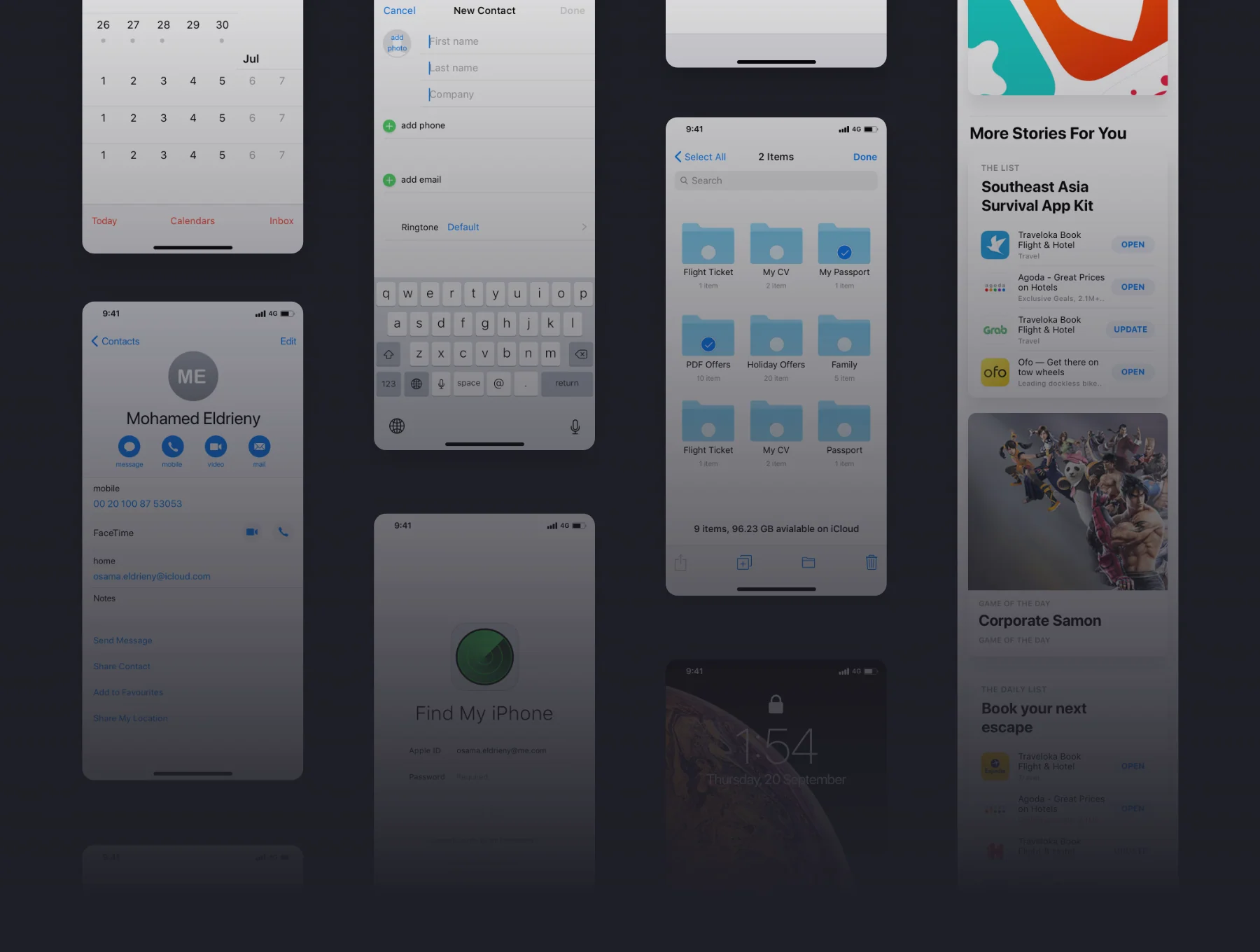 iOS12 GUI KIT 7
