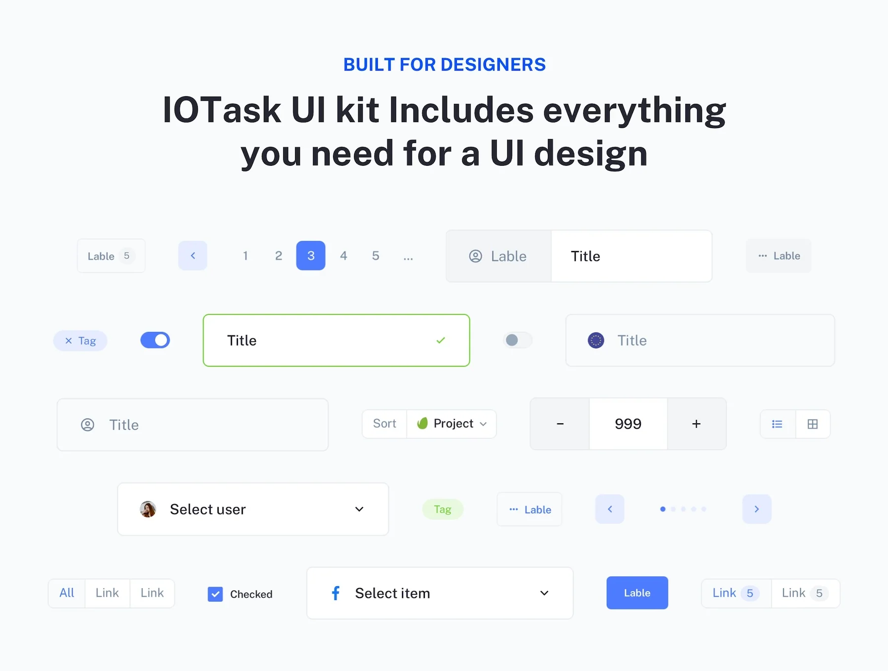 IOTask - mobile UI Kit for project management apps 4