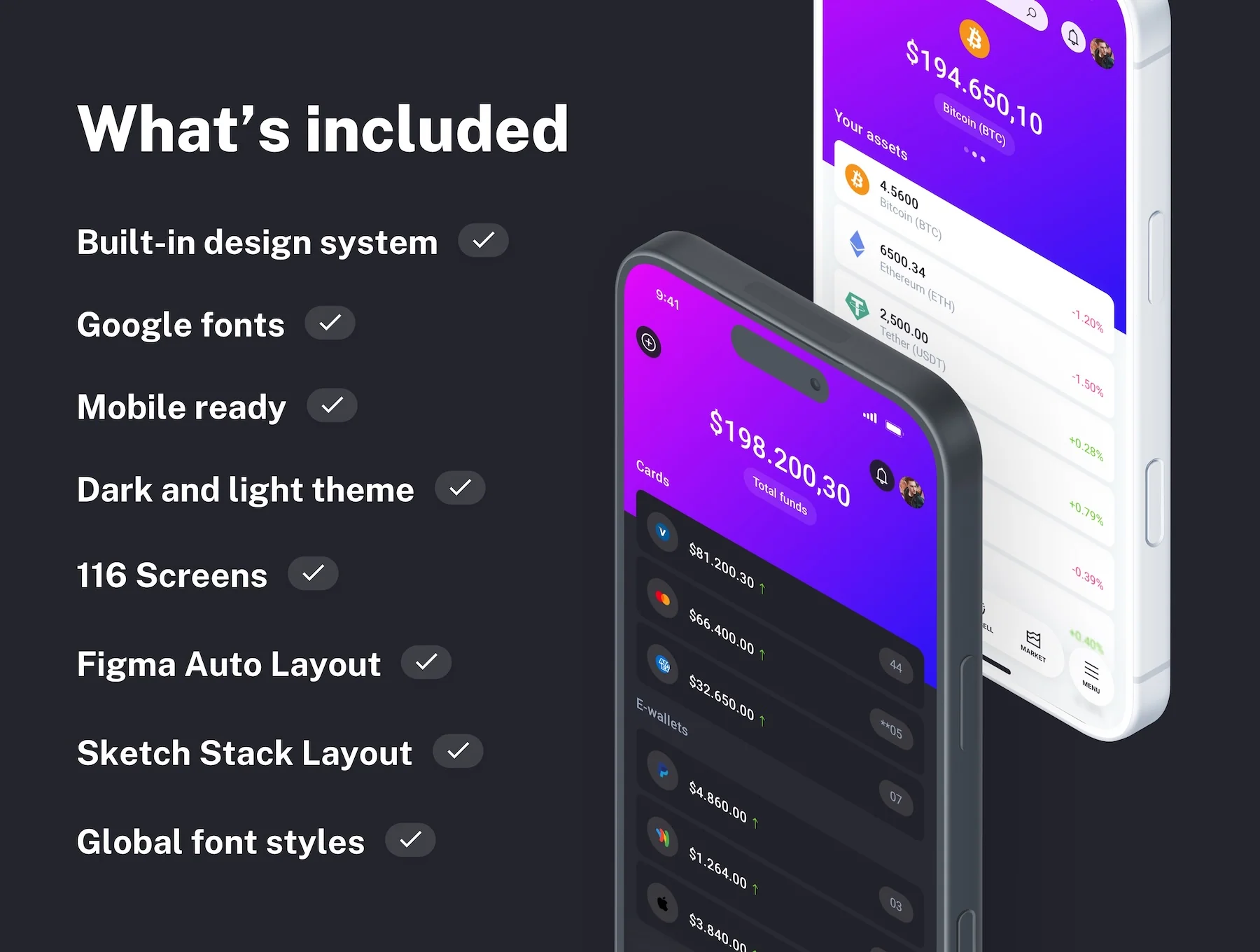 IOWallet Mobile FinTech UI Kit 9