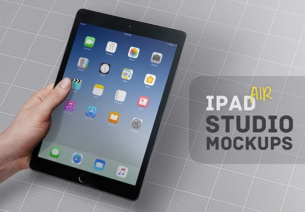 iPad Air Studio Mockups