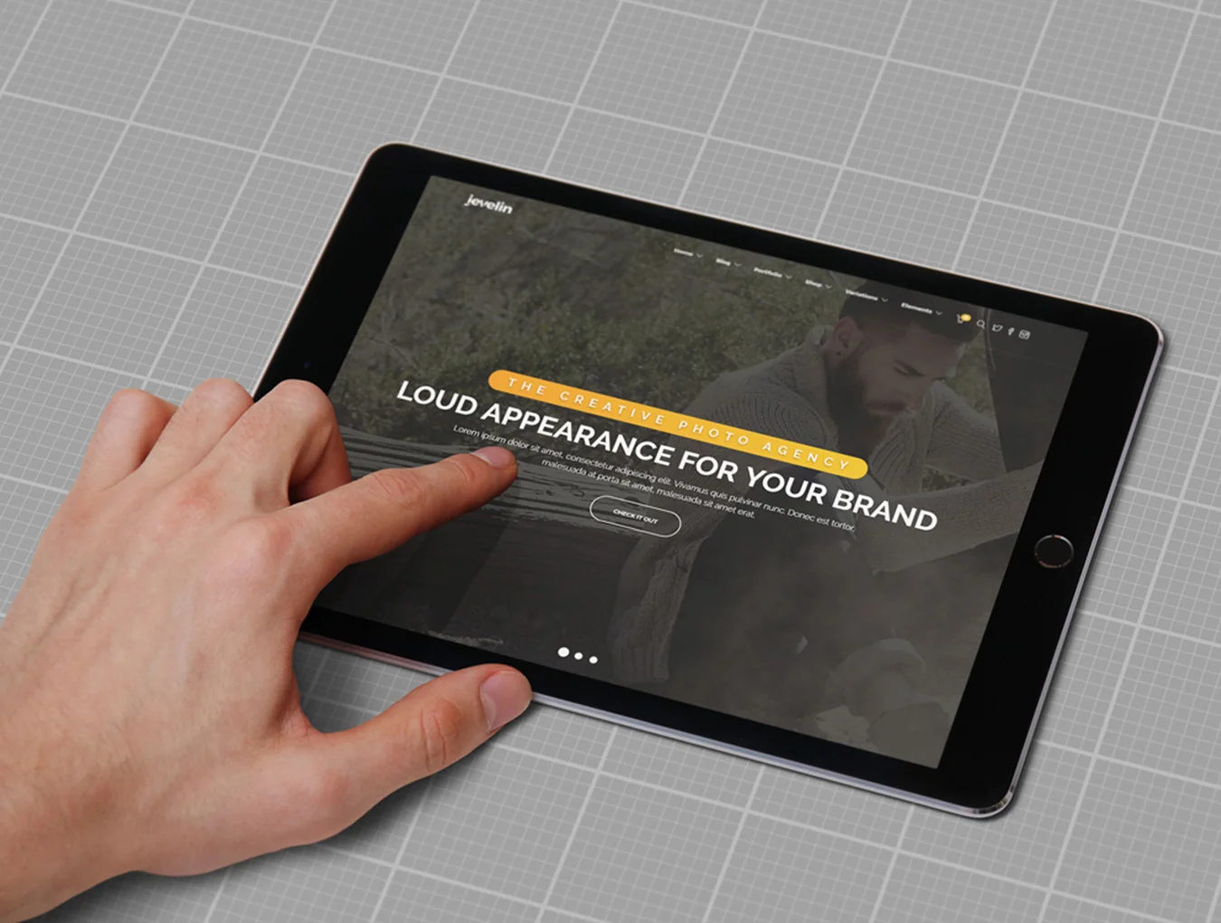 iPad Air Studio Mockups