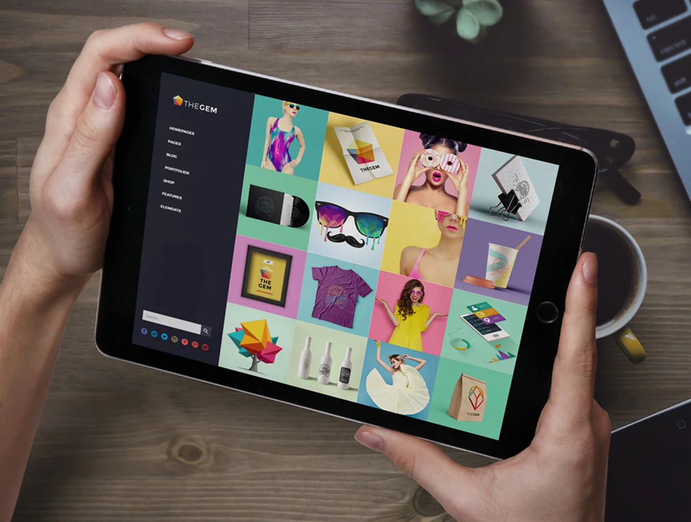 iPad Air Studio Mockups 3
