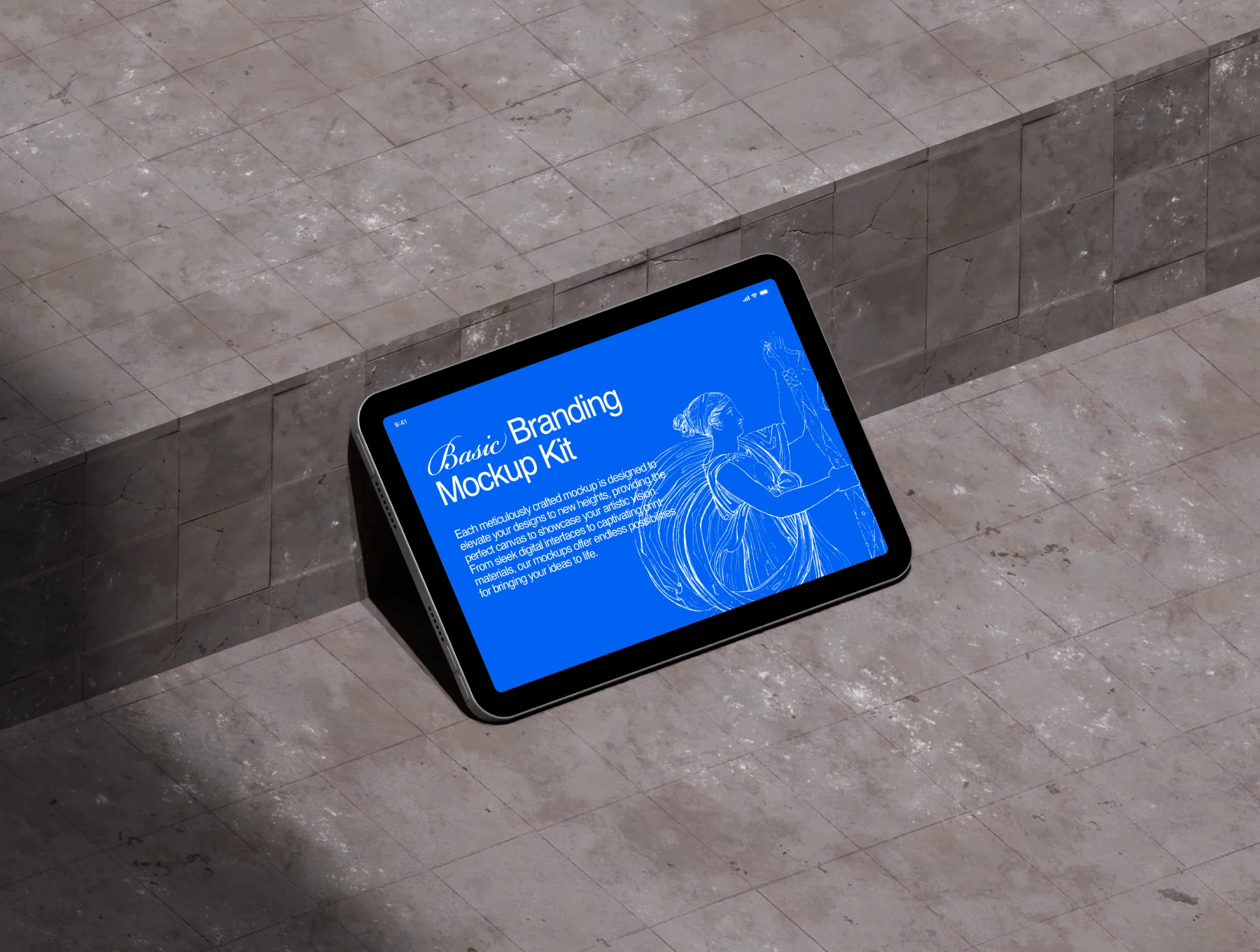 iPad Mockups - Basic Branding Mockup Kit 6