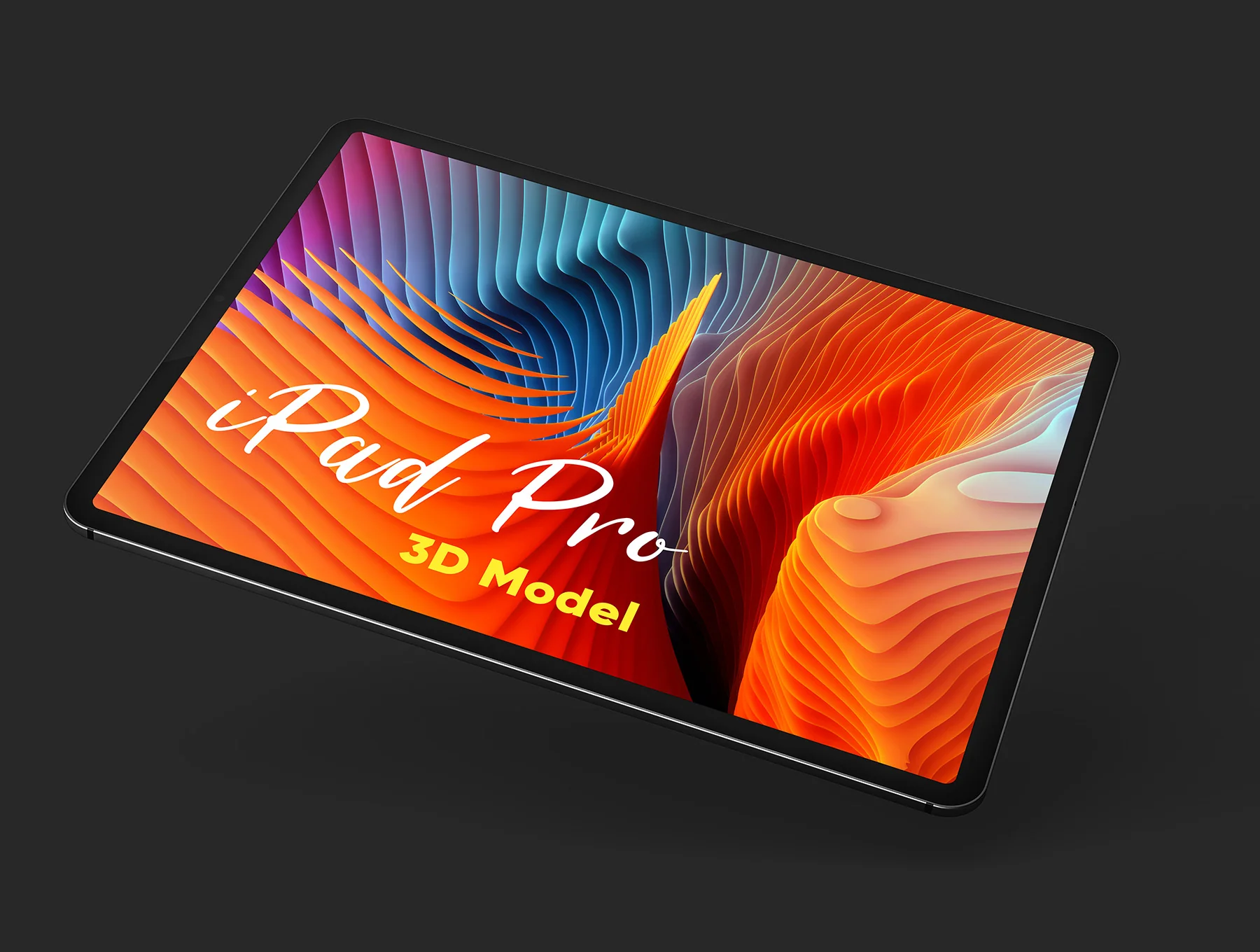 iPad Pro and Apple Pencil 3D Model 5