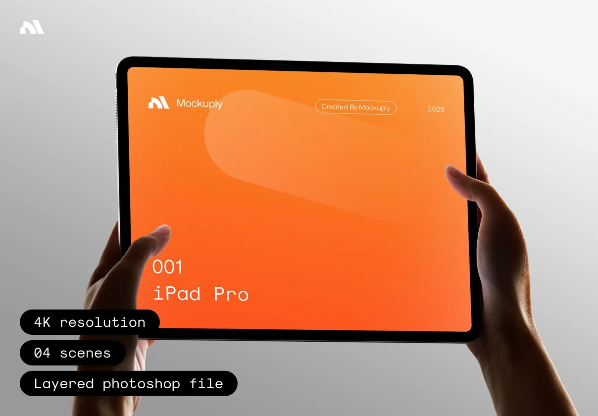 iPad Pro in hand
