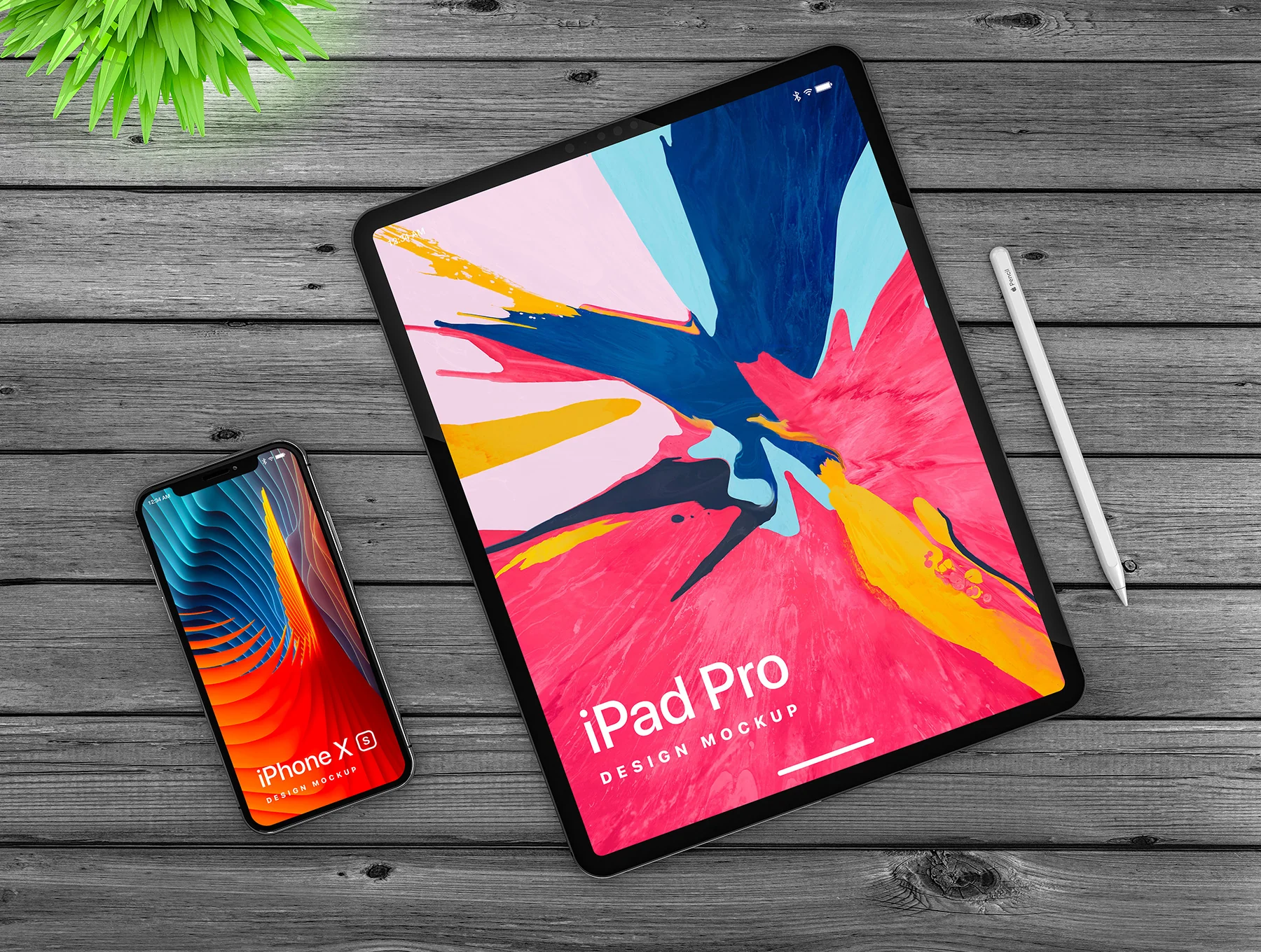 iPad Pro iPhone XS Mockup 02 2