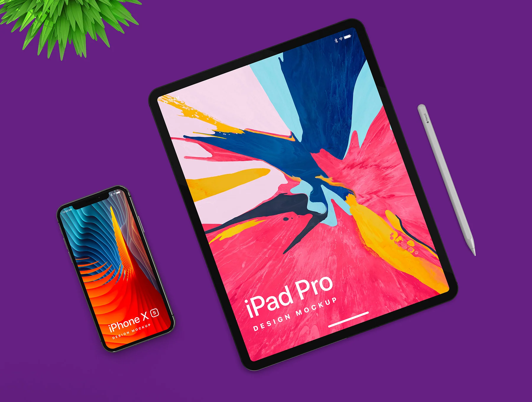 iPad Pro iPhone XS Mockup 02 4