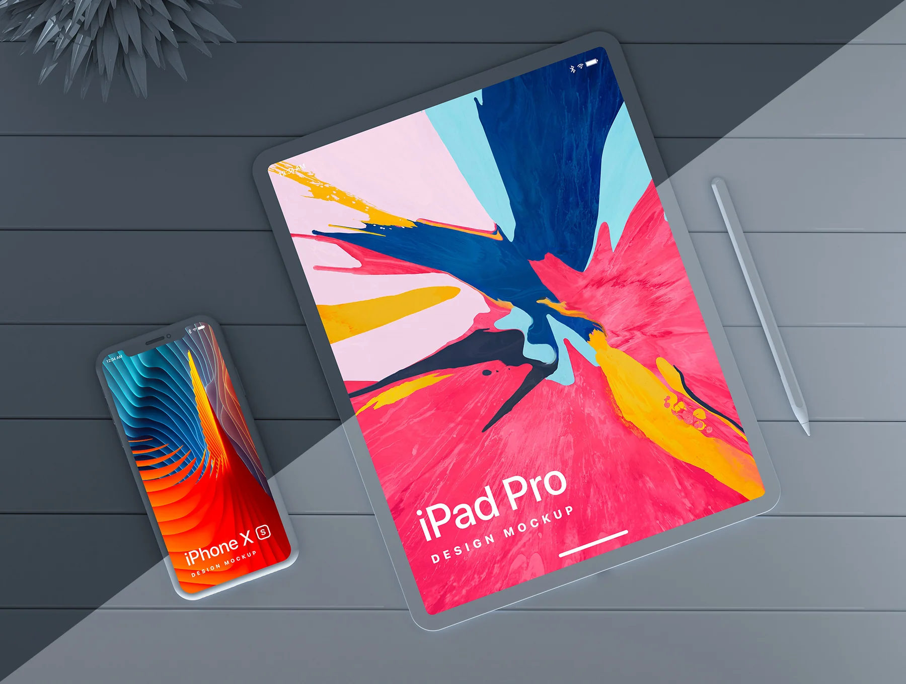 iPad Pro iPhone XS Mockup 02 6