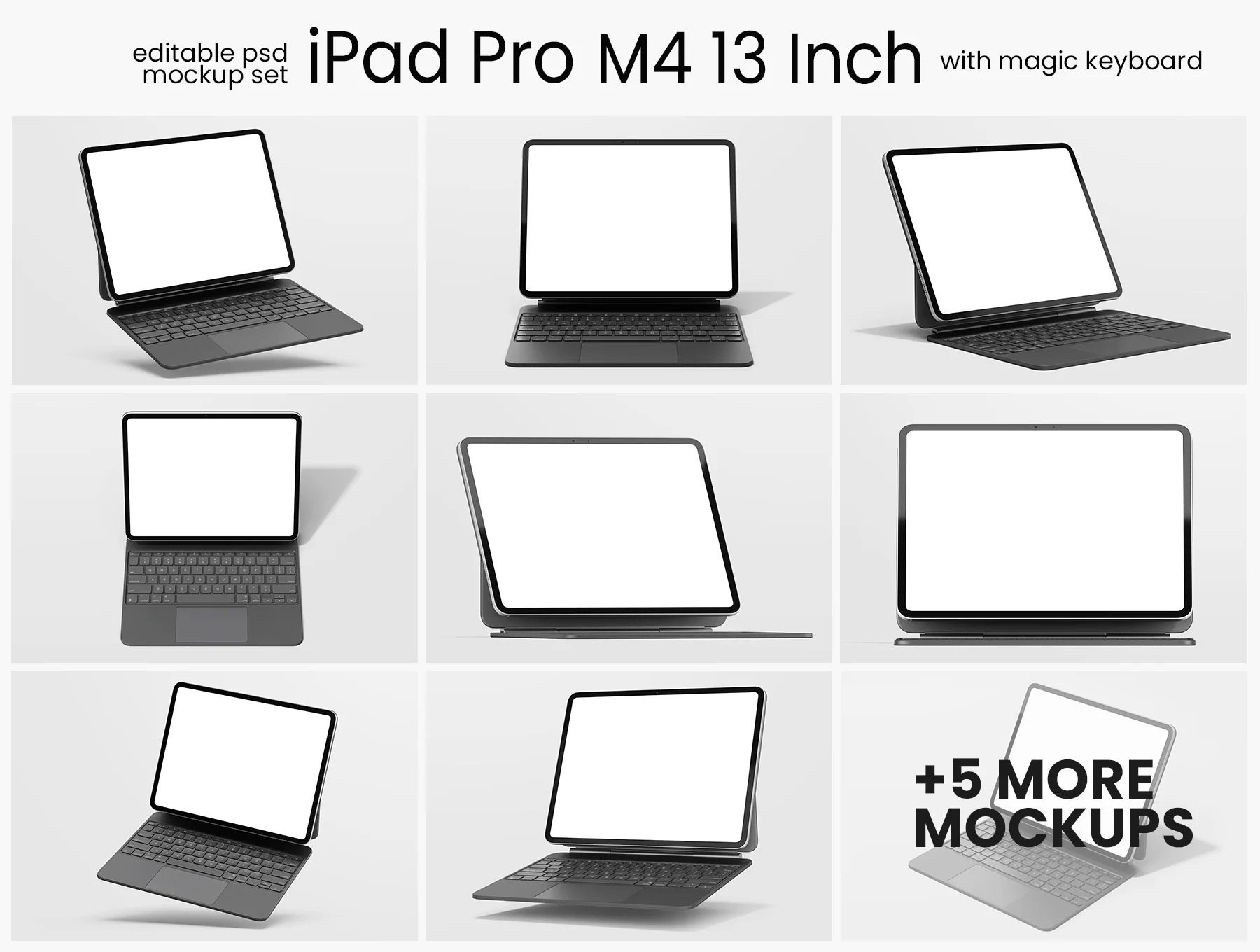 iPad Pro M4 13 Inch Display + Keyboard Pack 2