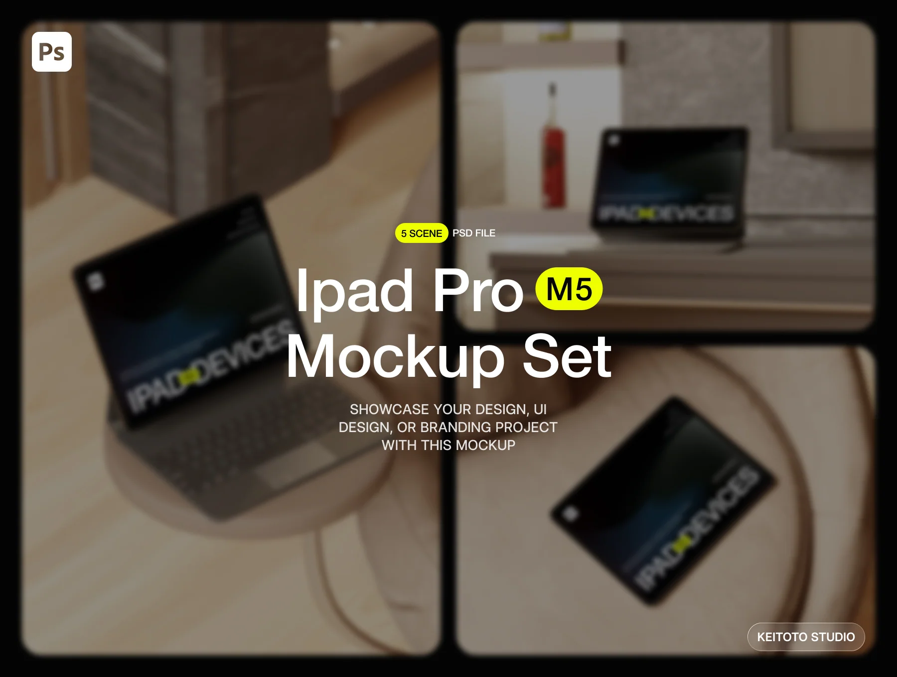 iPad Pro Mockup Modern Interior Mood