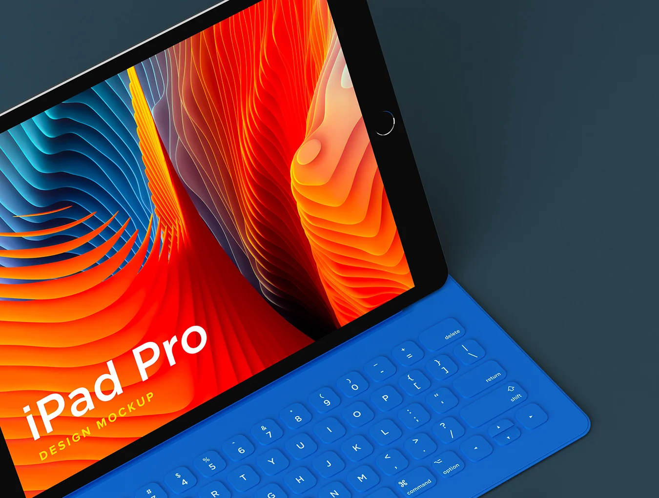 iPad Pro UI Mockup