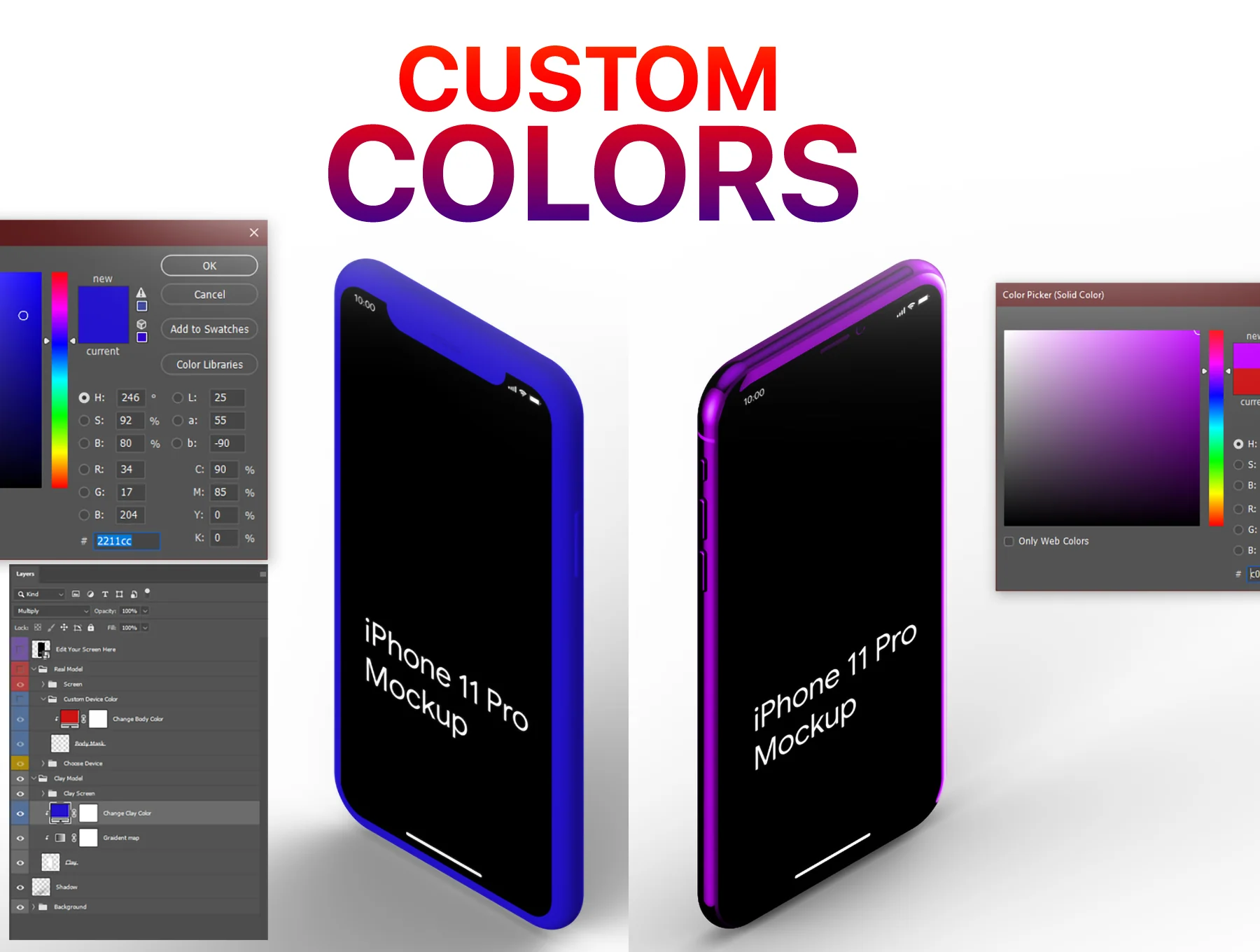iPhone 11 Pro Master Mockup Kit 4