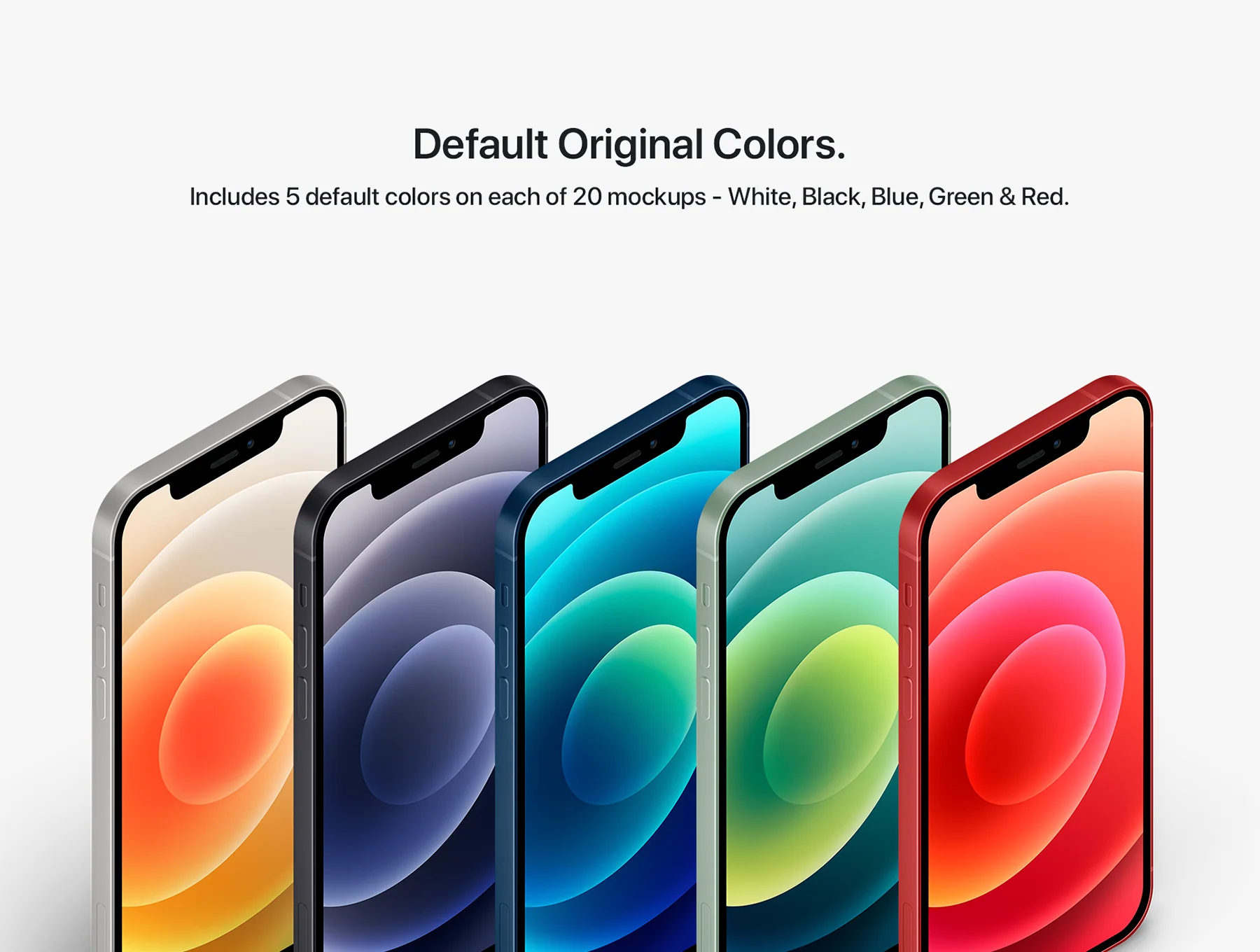 iPhone 12 - 20 Mockups Scenes 3