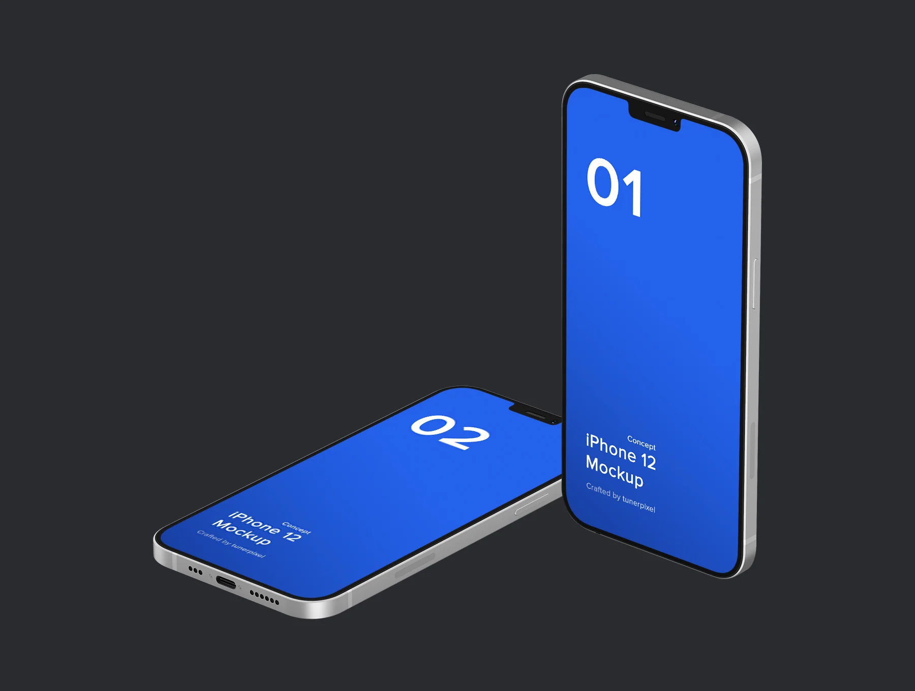 iPhone 12 Mockup - 21 Mockups Scenes 6