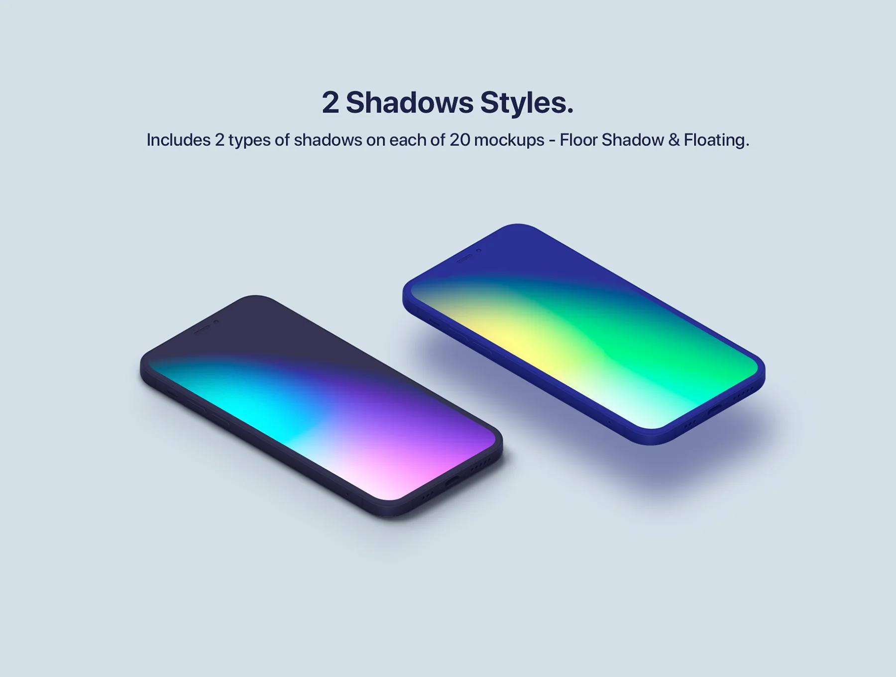 iPhone 12 Pro - 20 Clay Mockups Scenes 5