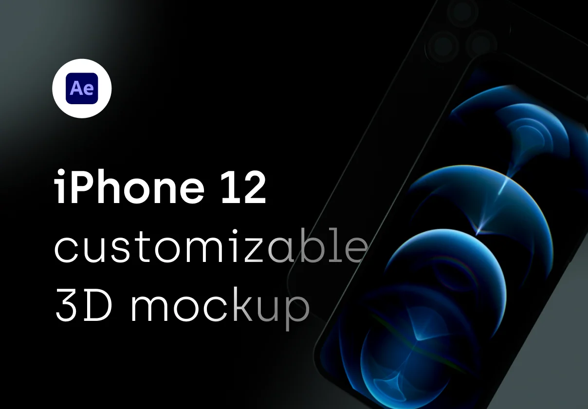 iPhone 12 Pro - 3D mockup
