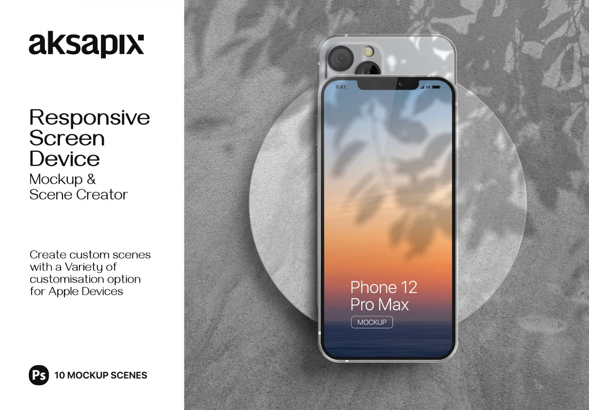 iPhone 12 Pro Max Mockup V.01